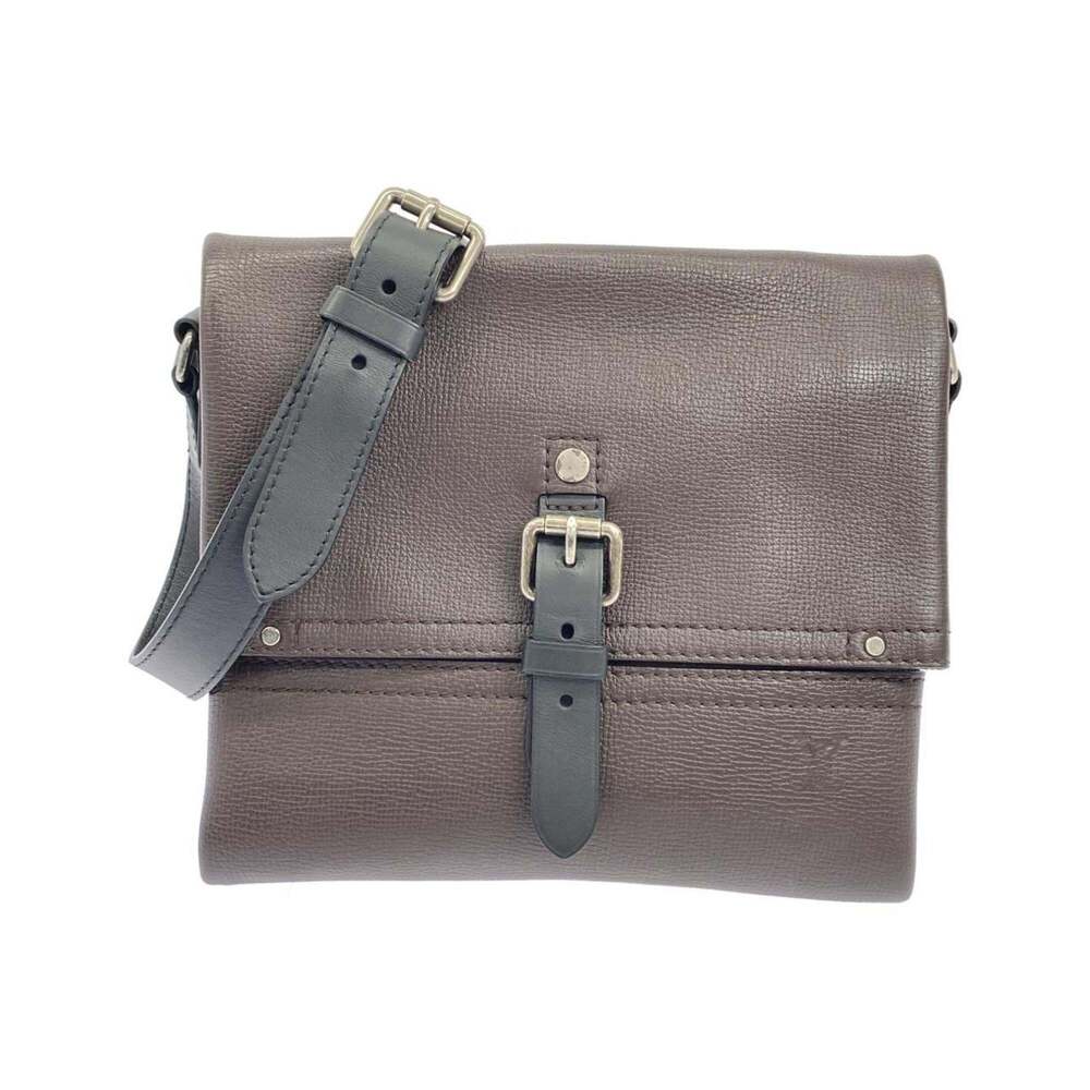LOUIS VUITTON Authentic Brown Messenger PM Shoulder Bag